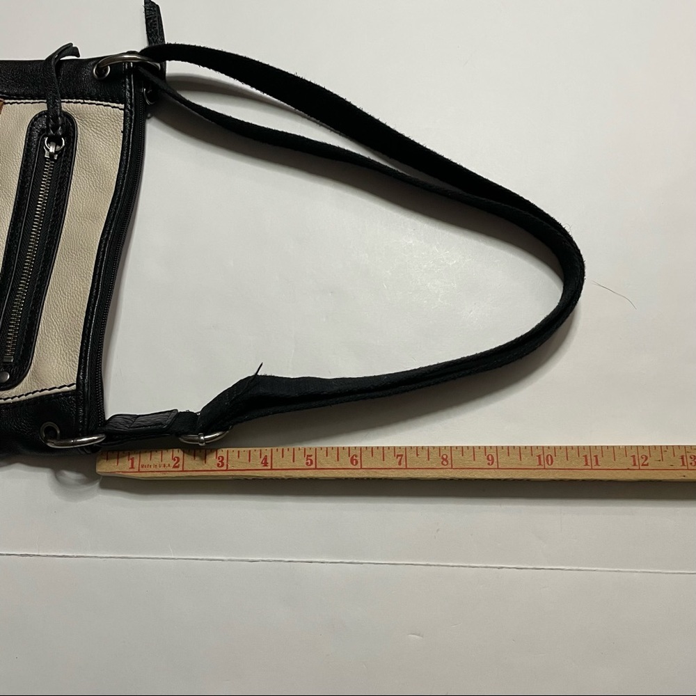 The Sak Satchel Crossbody Purse Bag Faux Leather Adjustable Strap Preppy - Picture 11 of 12